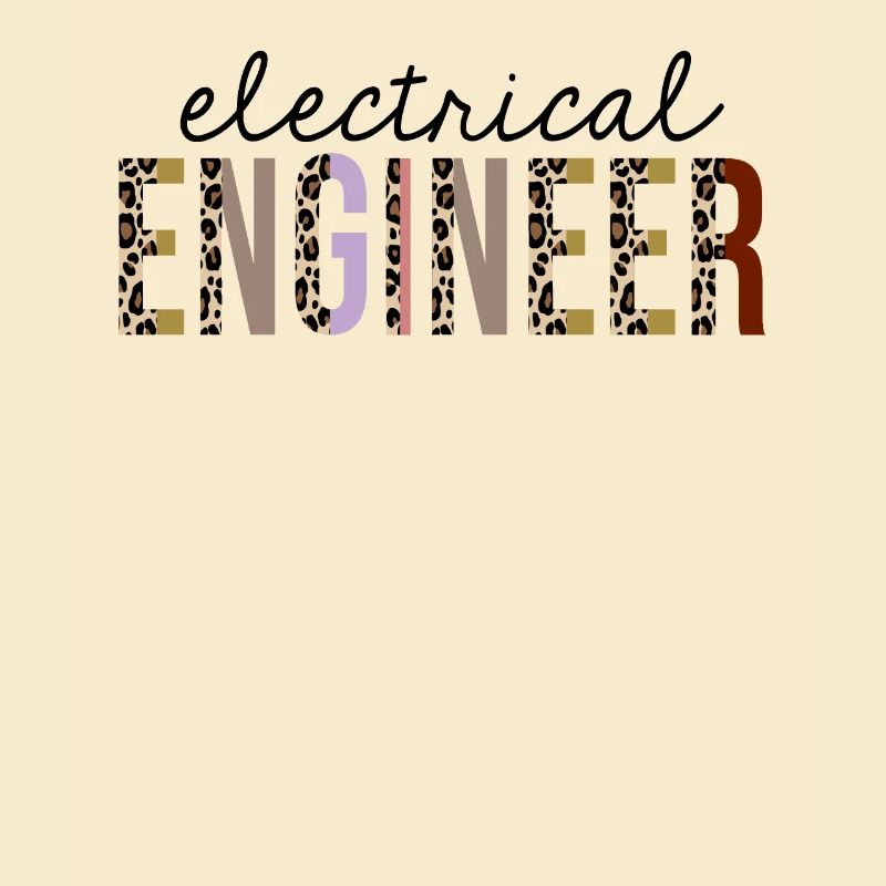 Electrical Engineer Leopard Print Funny