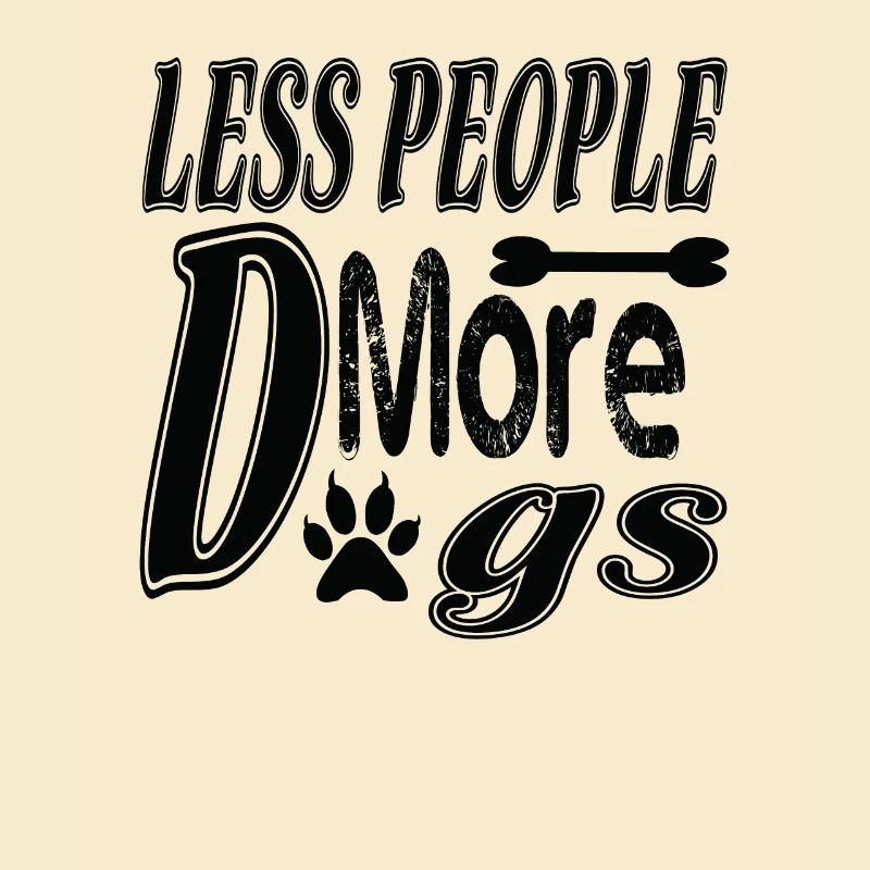Moins de gens plus de chiens