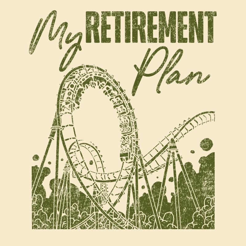Roller Coaster Retraité Vintage Mon