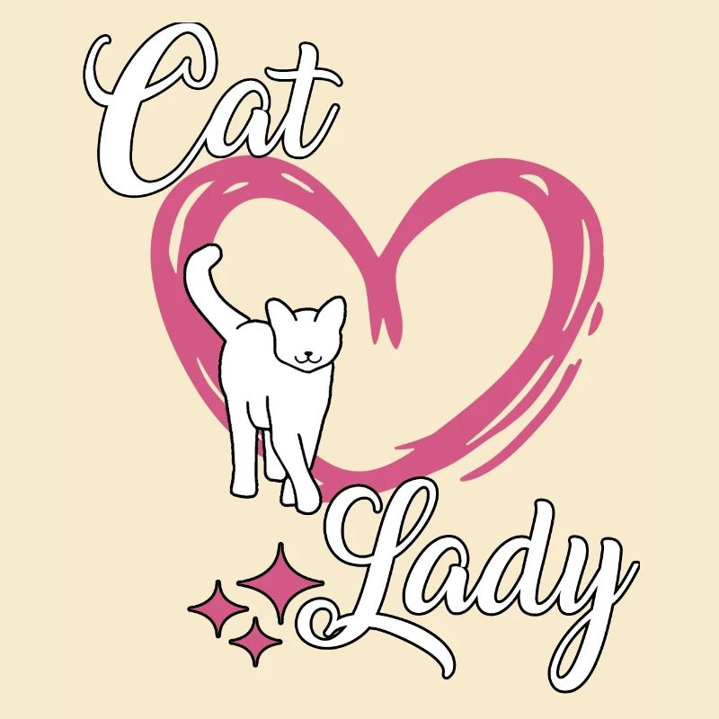 Cat Lady cadeau pour vous mignon propriétaire de chat