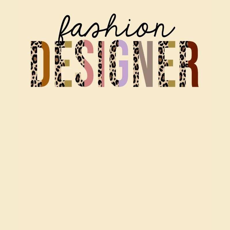 Modedesigner Leopardenprint lustig