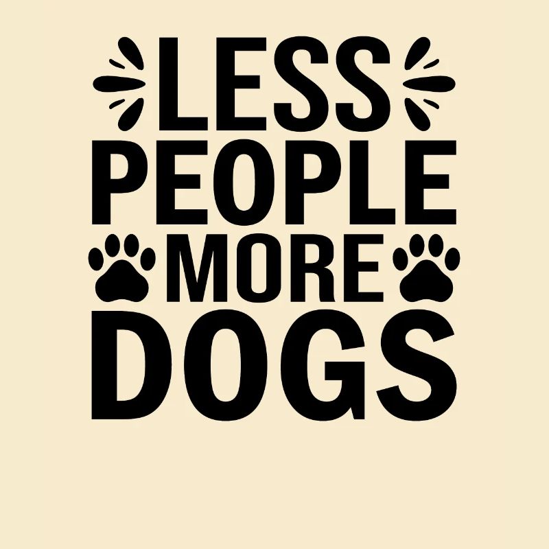 Moins de gens plus de chiens