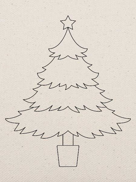 Linien Tannenbaum