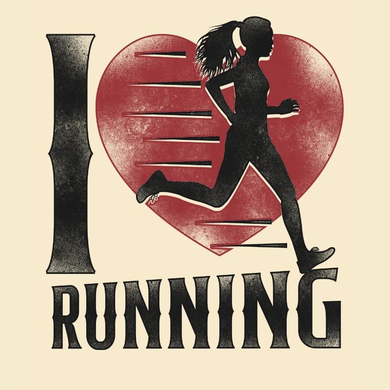 Running Runner Half Marathon Heart