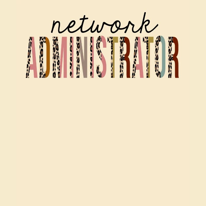 Netzwerkadministrator Leopard Print Funny