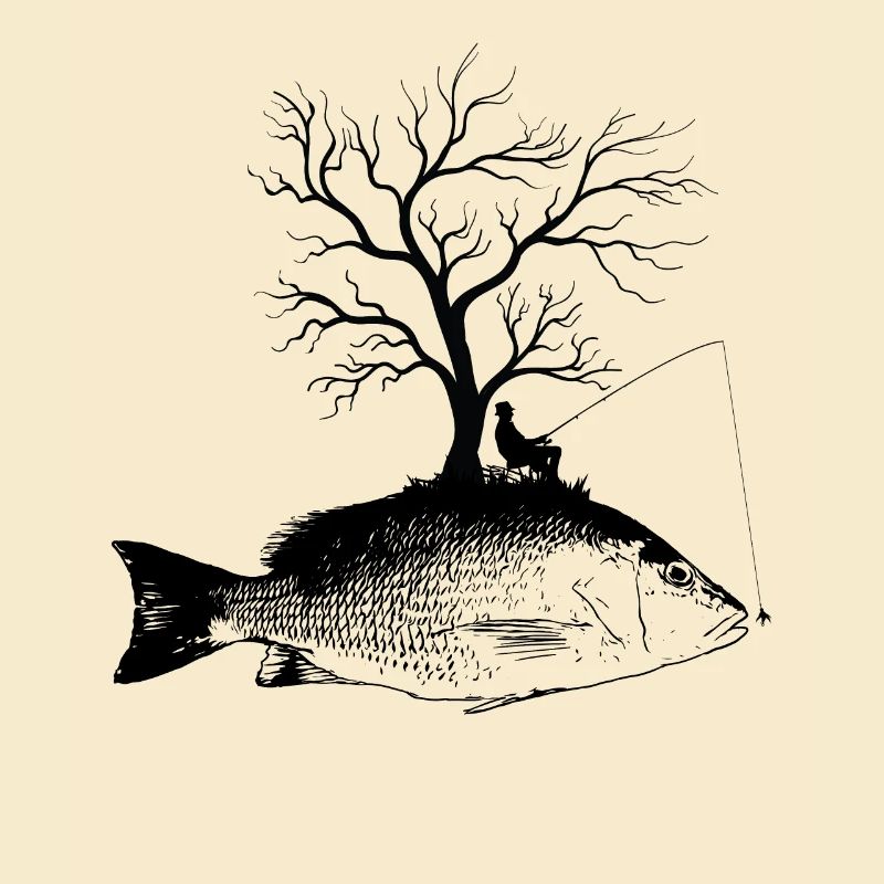 Graphic Tree - Fish Redfish