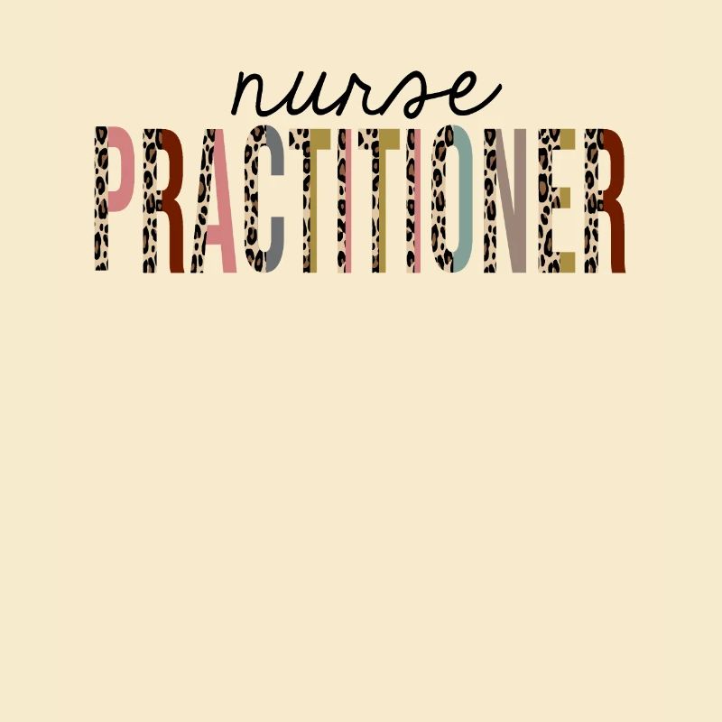 Krankenschwester Practitioner Leopard Print lustig