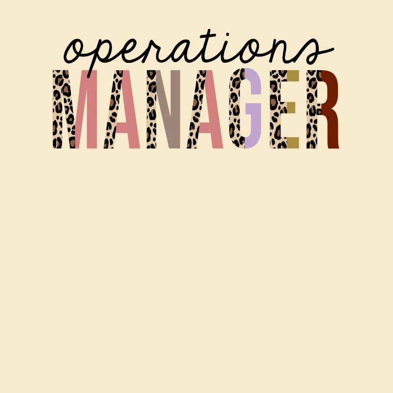 Operations Manager Leopard Print Drôle