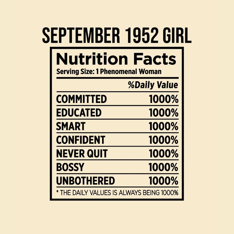 September 1952 - 70. Geburtstag Geschenk. Awesome.