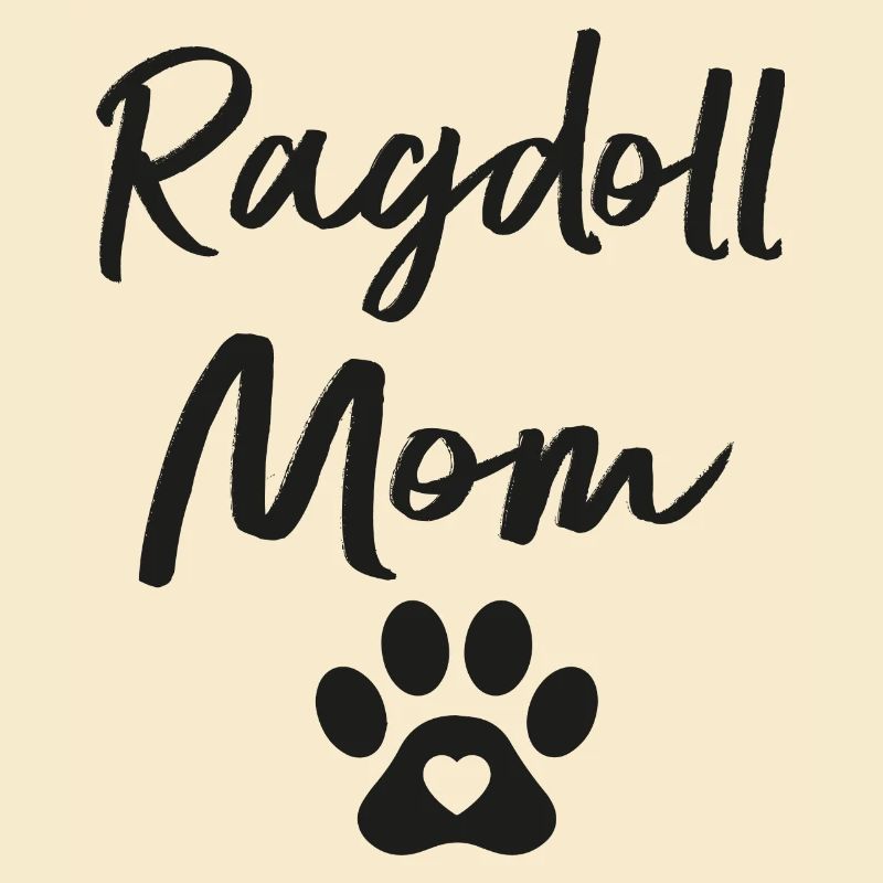 Ragdoll, Maman, Ragdolls Lover, Mignon Chat Thème Cadeau