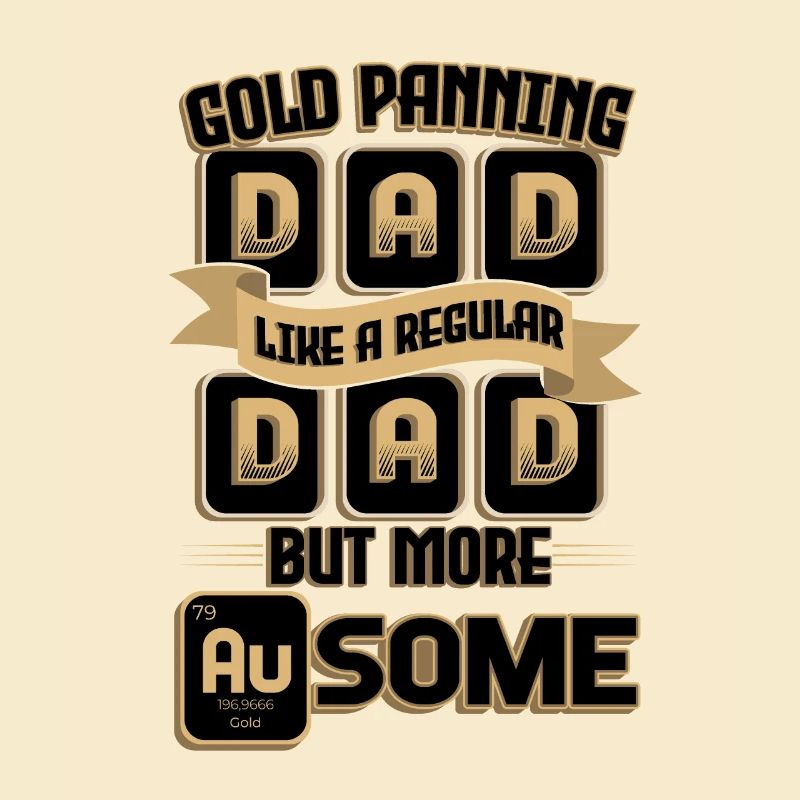 Papa comme un père normal, mais plus minier.