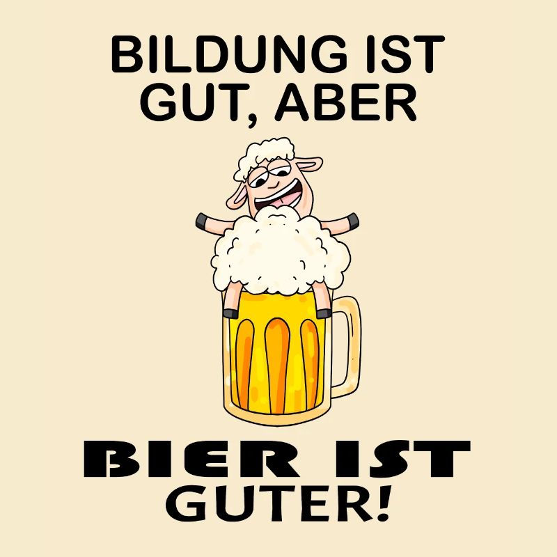Lustiger Bier Spruch