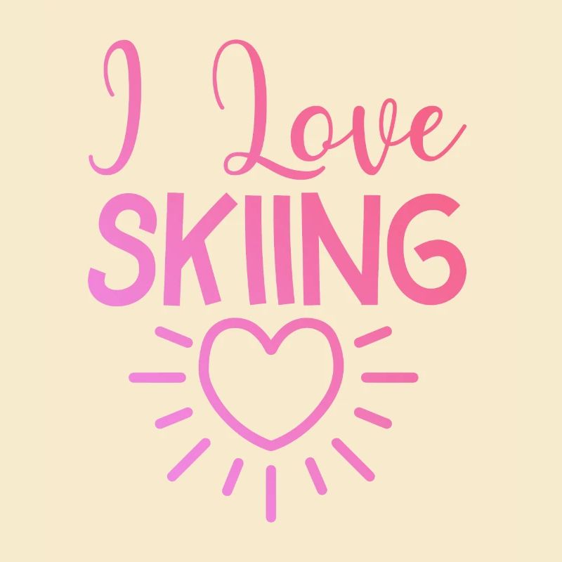 Ich liebe Skiing