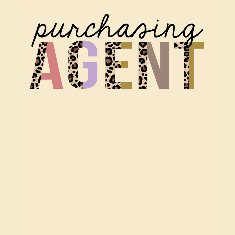 Purchasing Agent Leopard Print Funny