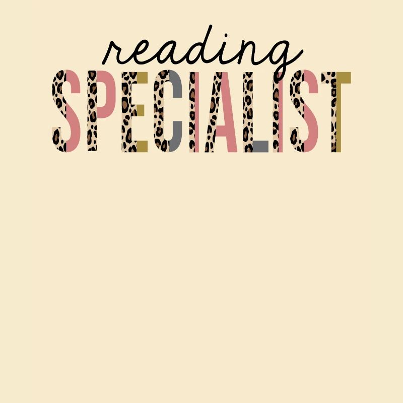 Reading specialist Leopard Print Funny
