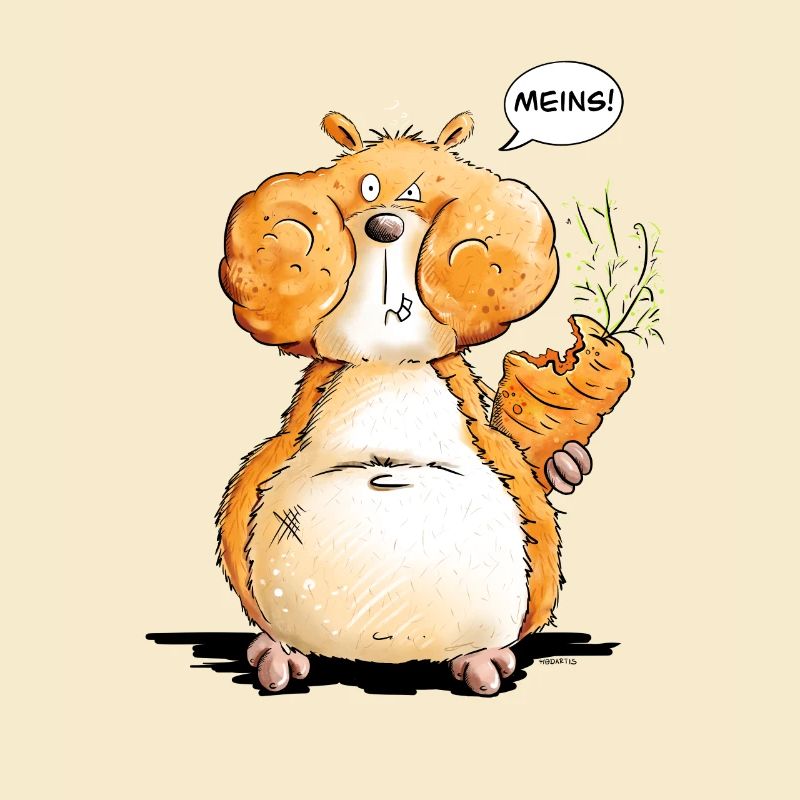 Hamster Mit Hamsterbacke I Spruch Statement