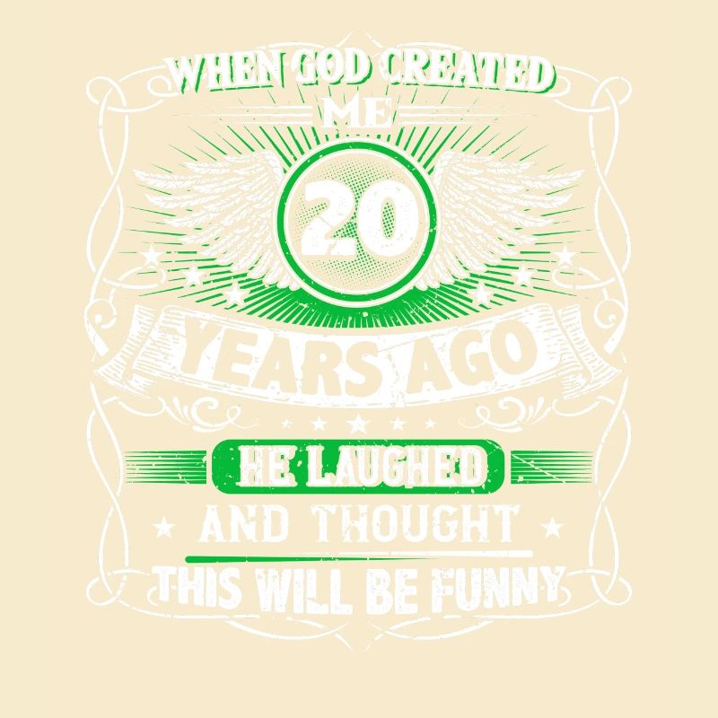 When God created me 20 years ago, Lustiger created 20.