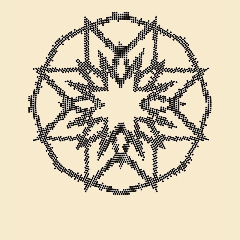 Mosaik Stern Mandala