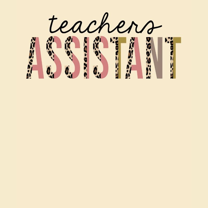 Teachers Assistant Leopard Print Funny