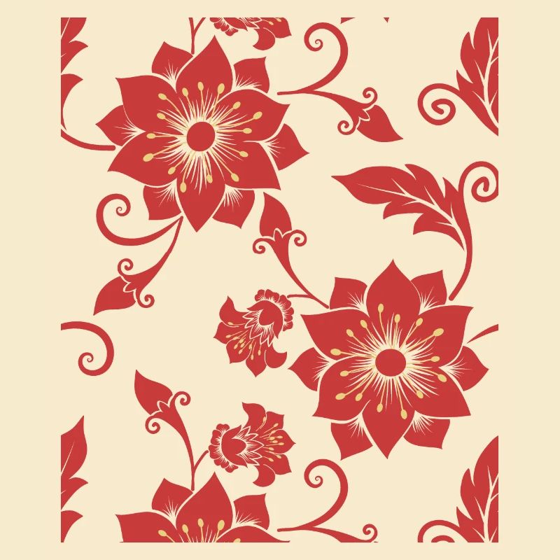 Patterns, floral patterns, decorative flowers, posters