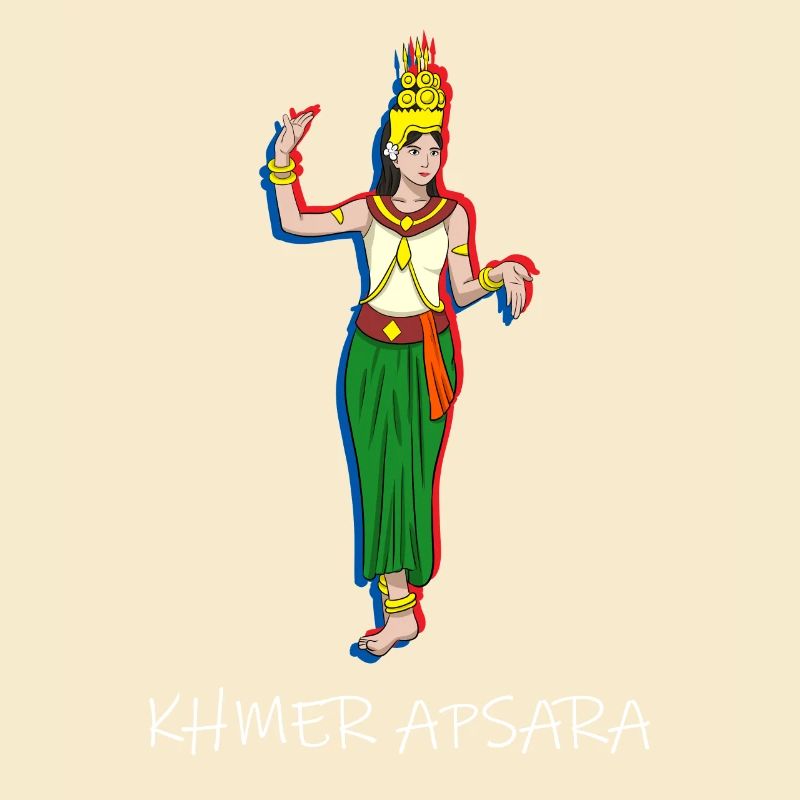 Cambodia Tradition Dance Khmer Apsara I Gift