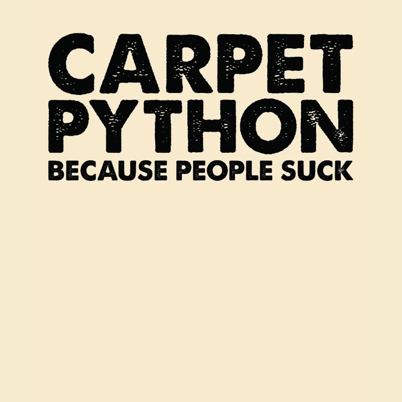 Les gens sucent le tapis python serpent