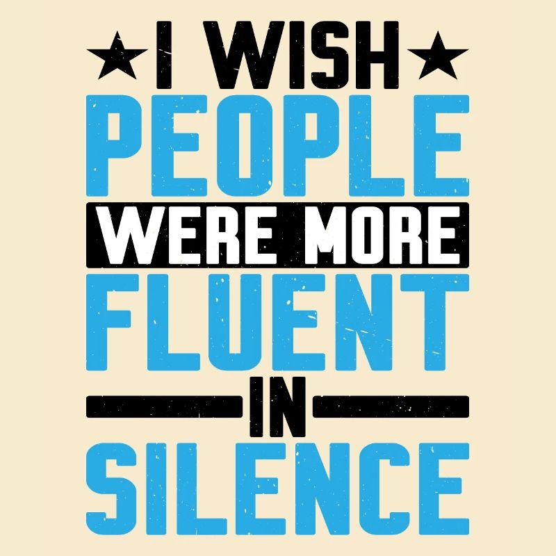 J’aimerais que les gens soient plus à l’aise dans le silence