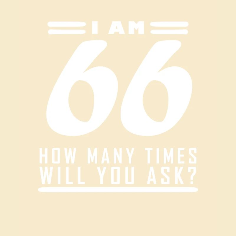 Ich bin 66 – 66. Geburtstag Geschenk
