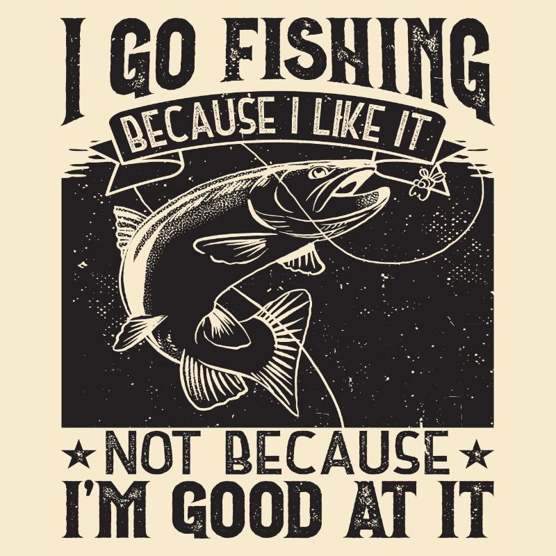 Je vais à la pêche parce que j’aime ça Pêcheur pêcheur