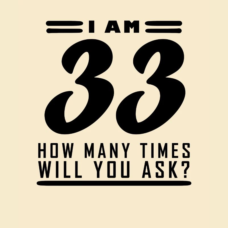 I am 33 – 33rd birthday gift