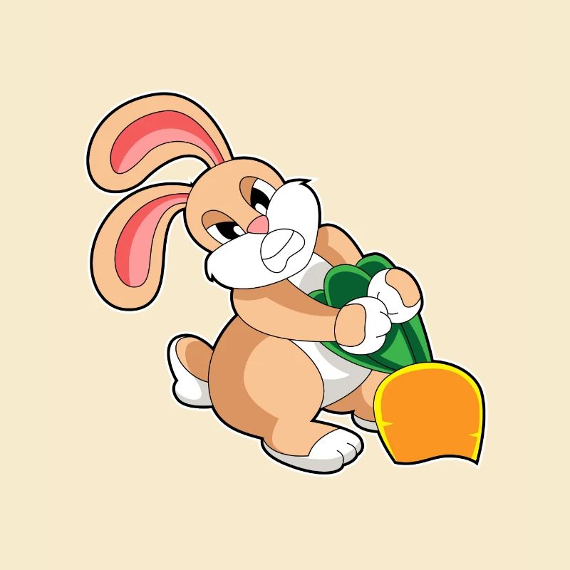 Rabbit with carrot