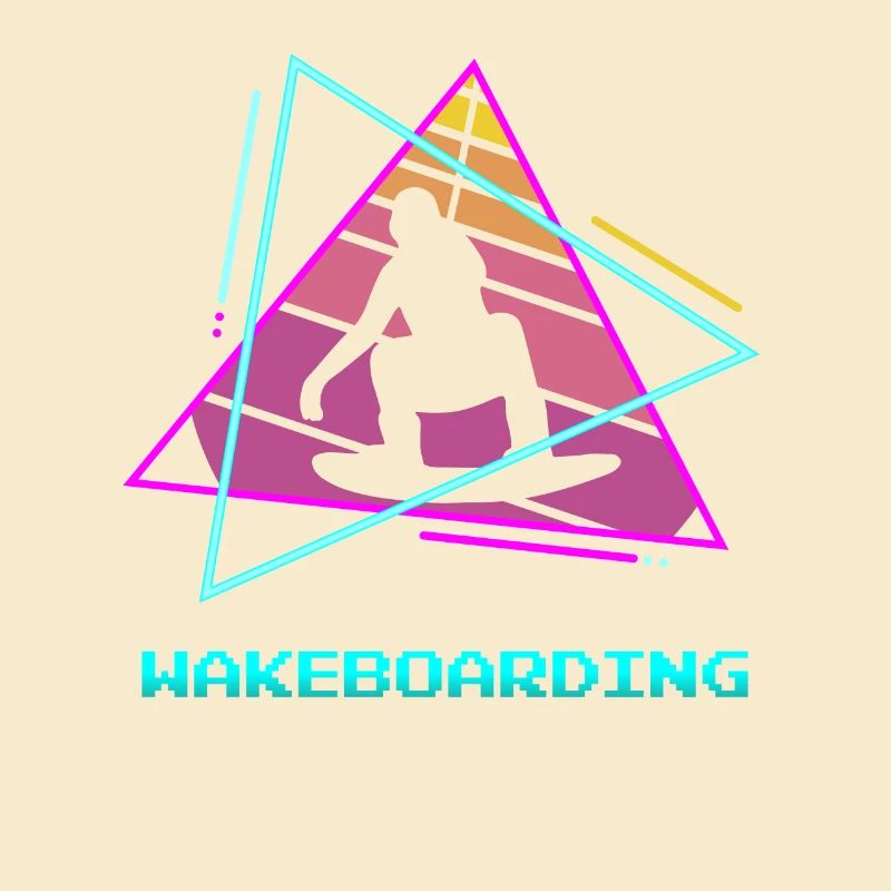 Rétro Vintage Classic Wakeboard Wakeboard Wakeb