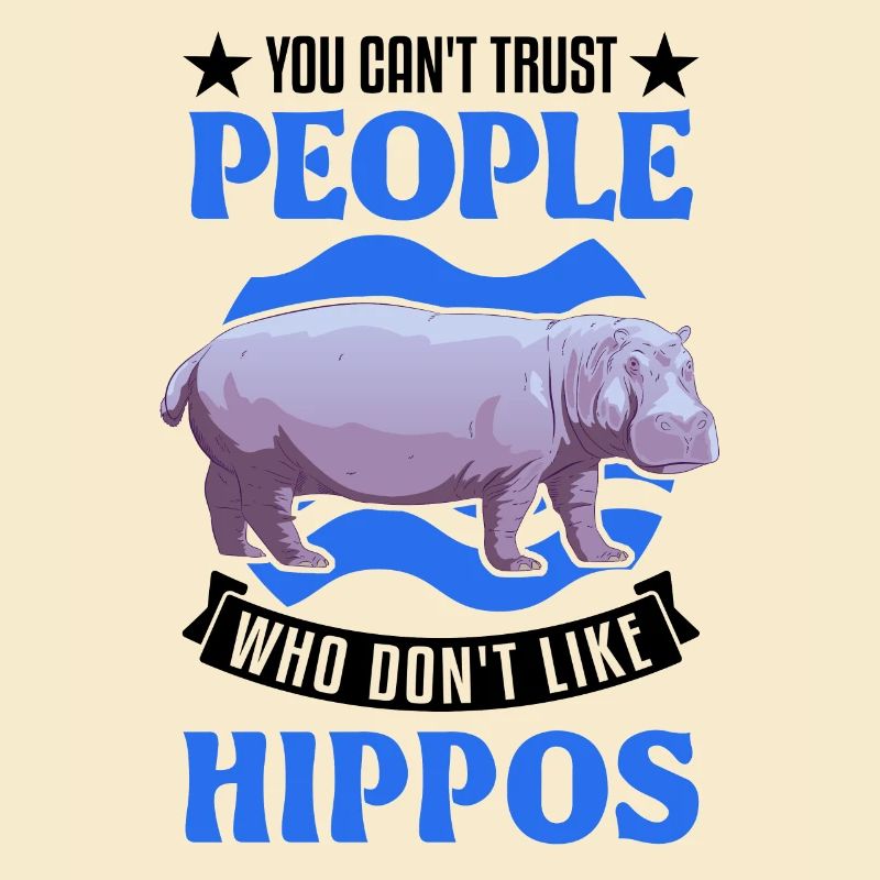 Nilpferd Liebhaber Hippo Flusspferd