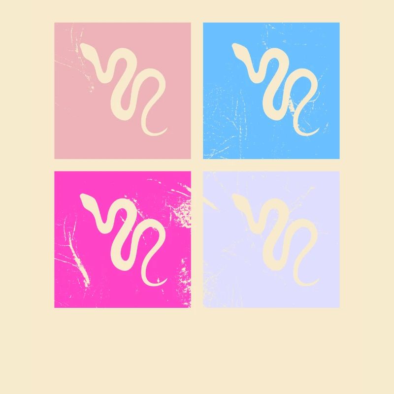 Snake Retro Reptile Python Idée cadeau