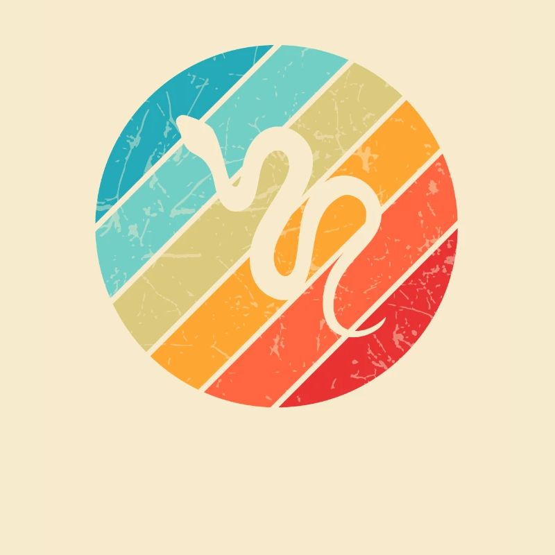 Snake Retro Reptile Python Gift idea