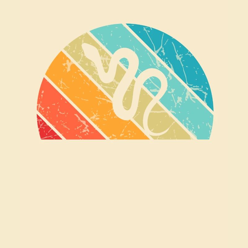 Snake Retro Reptile Python Gift idea