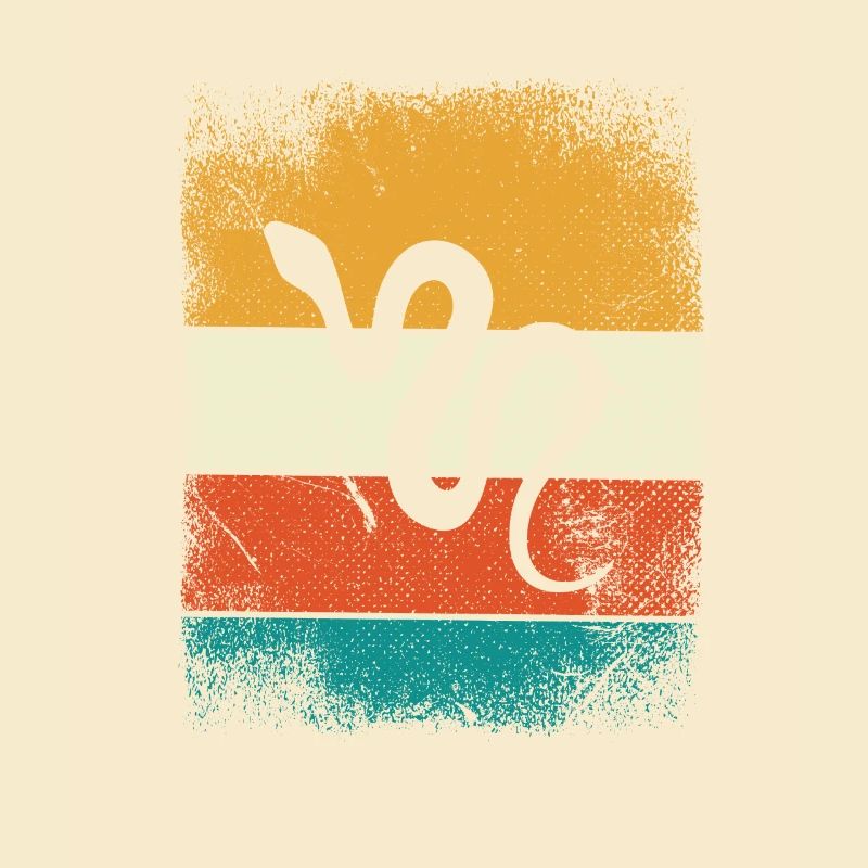 Snake Retro Reptile Python Gift idea