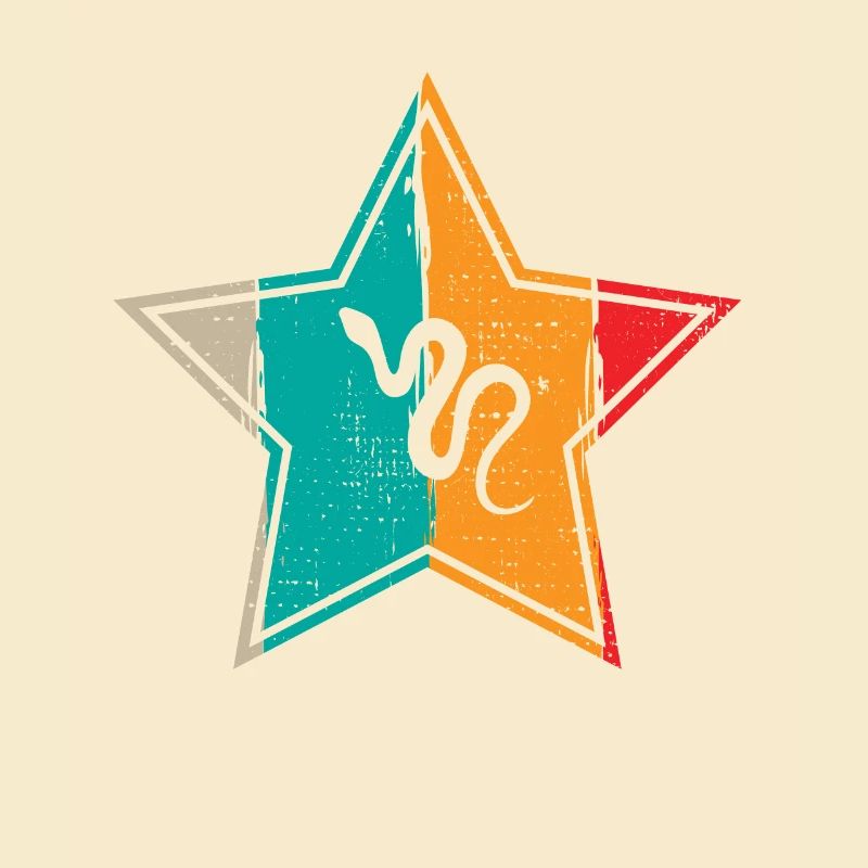 Snake Retro Reptile Python Gift idea