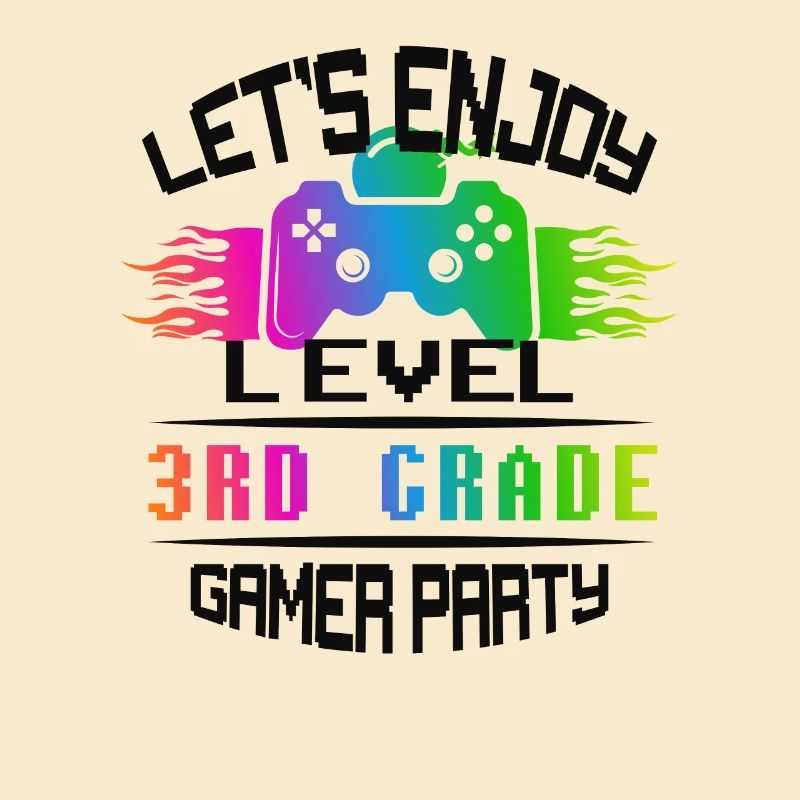 Level 3RD GRADE keep calm and game on