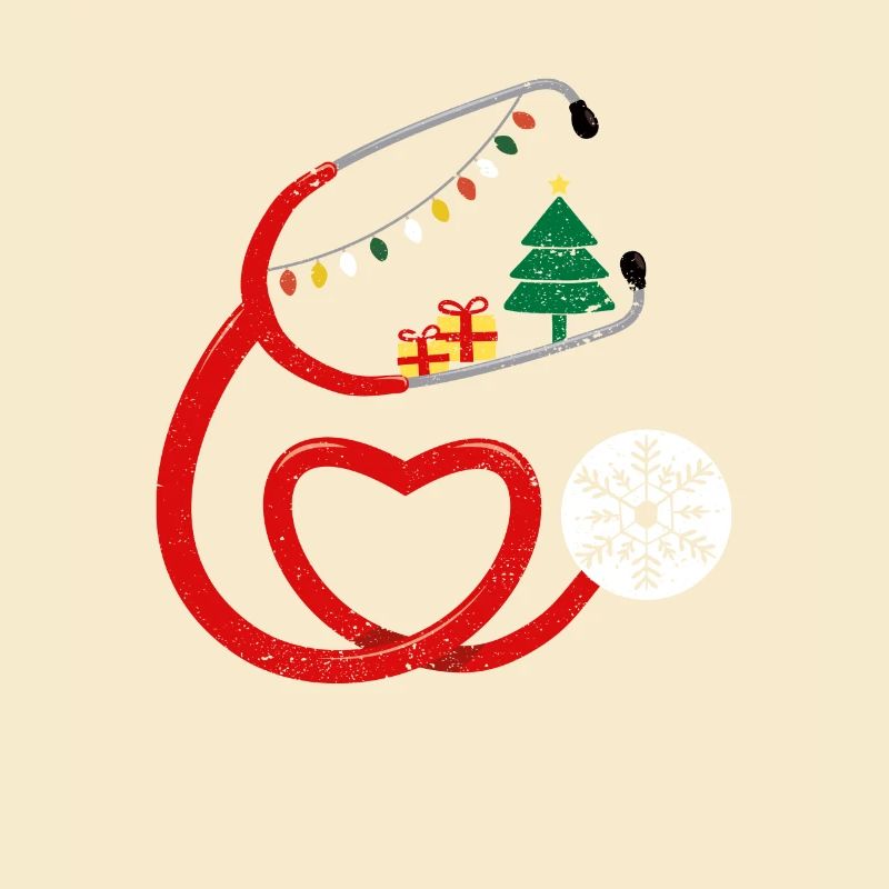 Nurse Christmas Tree Snowflake