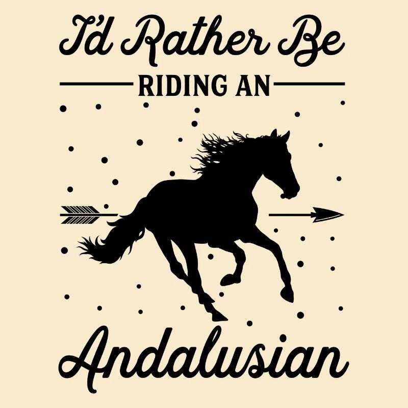 Monter à cheval andalou