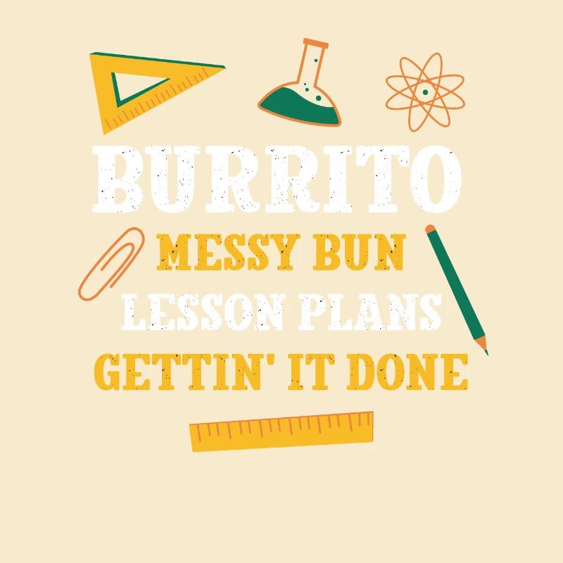 Burrito Messy Bun Plans de leçon Drôle de professeur