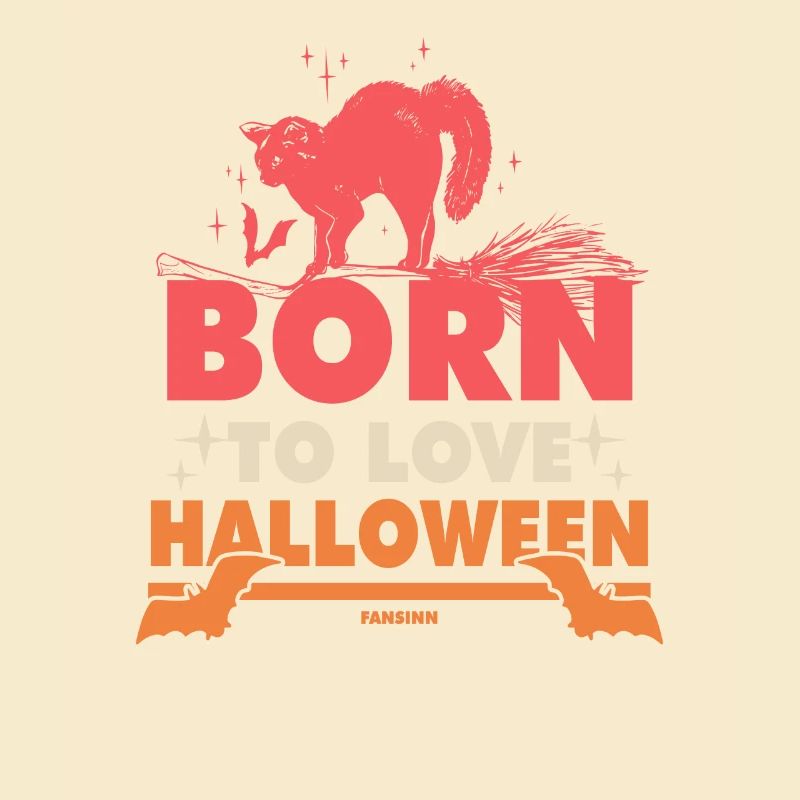 Né pour aimer le chat d’Halloween