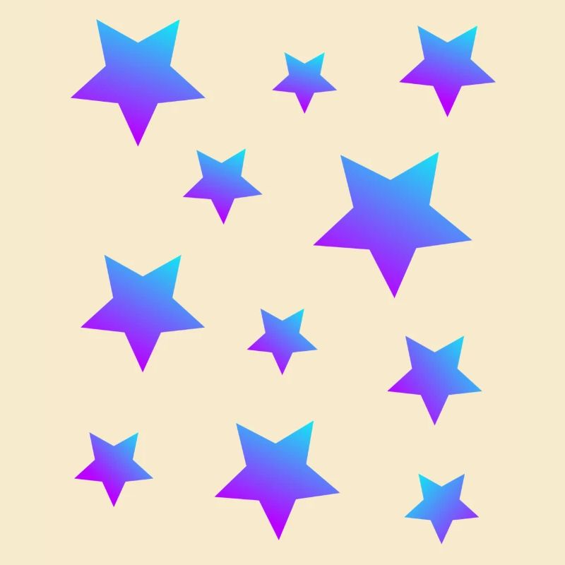Star Star Pack Bleu-Violet