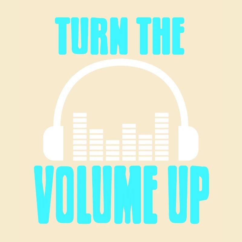 Augmentez le volume Cool Retro DJ Techno Lover