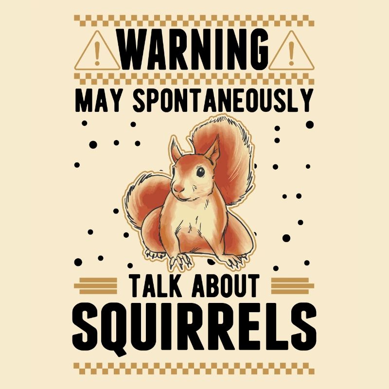 Warnung Eichhörnchen Grauhörnchen