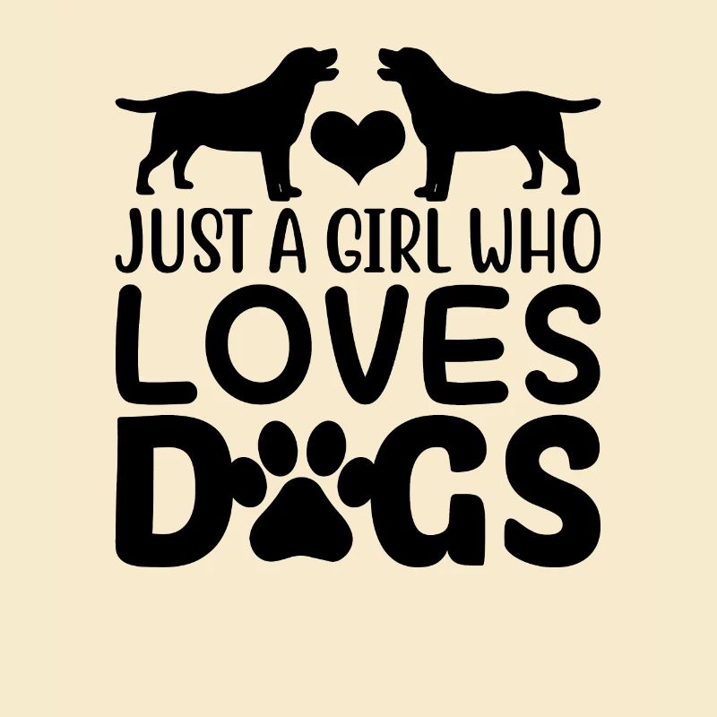 NUR EIN MÄDCHEN, DAS HUNDE LIEBT