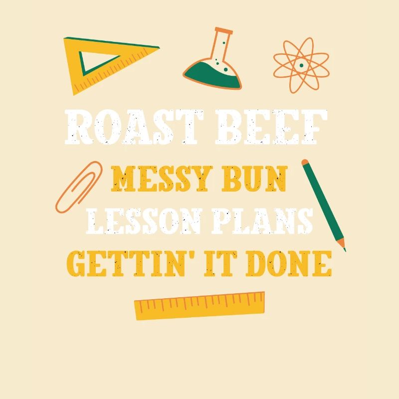 Roast Beef Messy Bun Plans de leçon Drôle d’enseignant