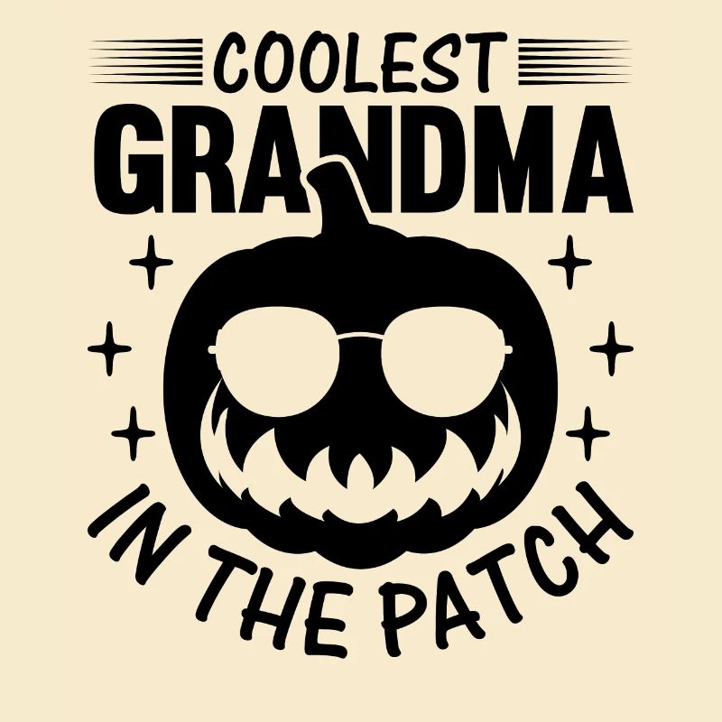 Halloween La grand-mère la plus cool dans le Patch I Pumpkin G