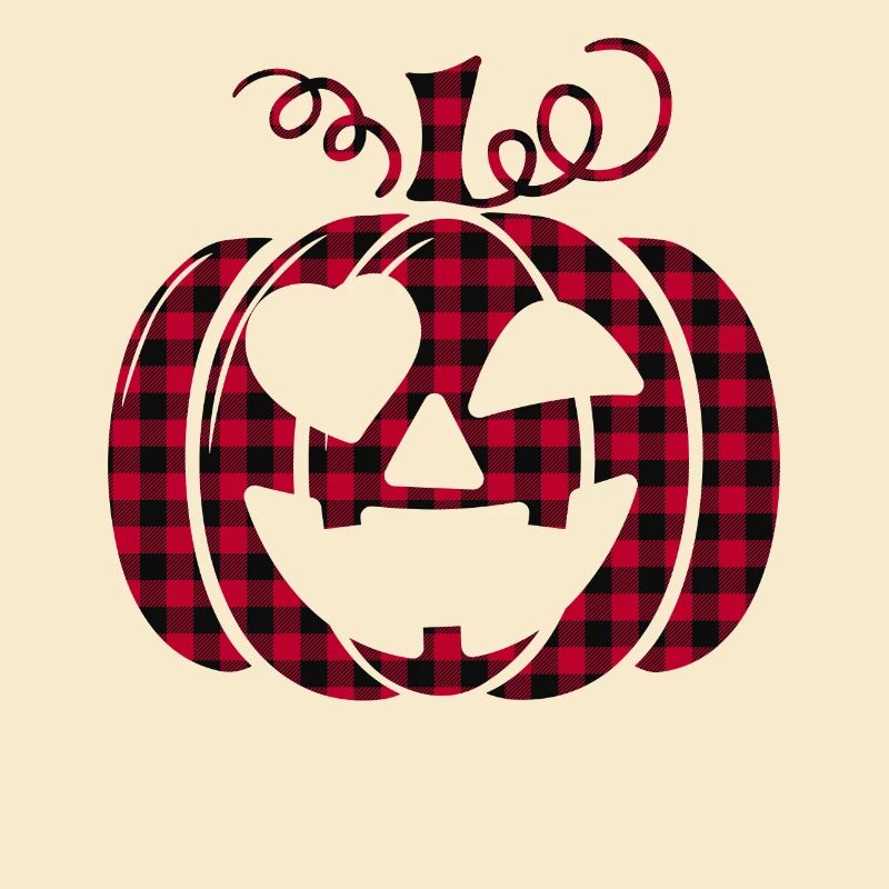 Halloween Pumpkin Red Pattern Pumpkin Funny Pumpki